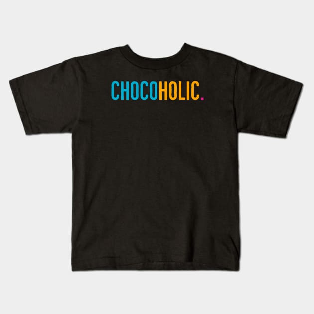 Chocoholic Kids T-Shirt by Suzhi Q